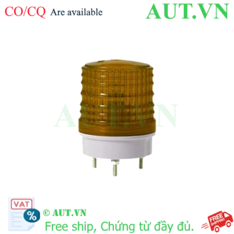 Ảnh của Đèn Tín Hiệu Cảnh Báo Qlight S50L-24-A | LED Hổ Phách, 12-24VDC, IP44