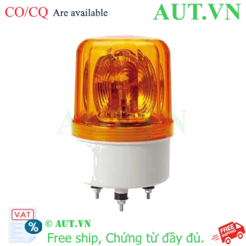 Ảnh của Đèn Xoay Cảnh Báo Qlight S100UA-24-A 24VDC - Màu Hổ Phách, IP44, Siêu Sáng