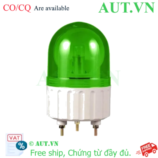 Ảnh của Đèn Xoay Cảnh Báo Qlight S80R-12-G | 12VDC, Ánh Sáng Xanh Lá, IP44 - AUT VN
