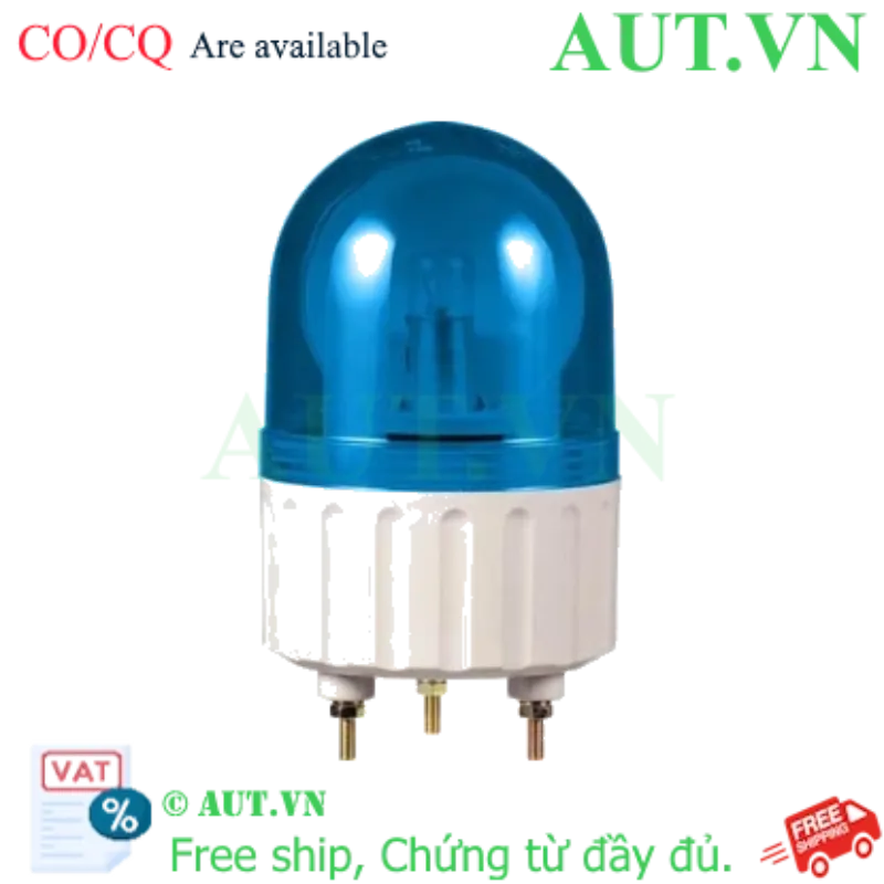 Ảnh của Đèn Xoay Cảnh Báo Qlight S80R-220-B Màu Xanh | 220VAC, IP44, Siêu Sáng