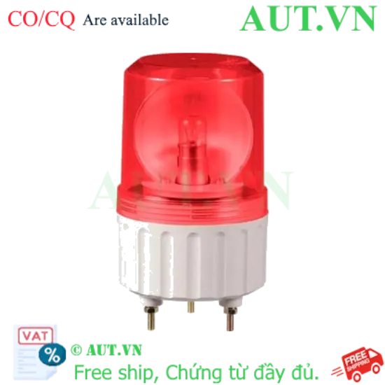 Ảnh của Đèn Xoay Cảnh Báo Qlight S80U-12-R 12VDC Màu Đỏ - Lens 80mm Siêu Sáng