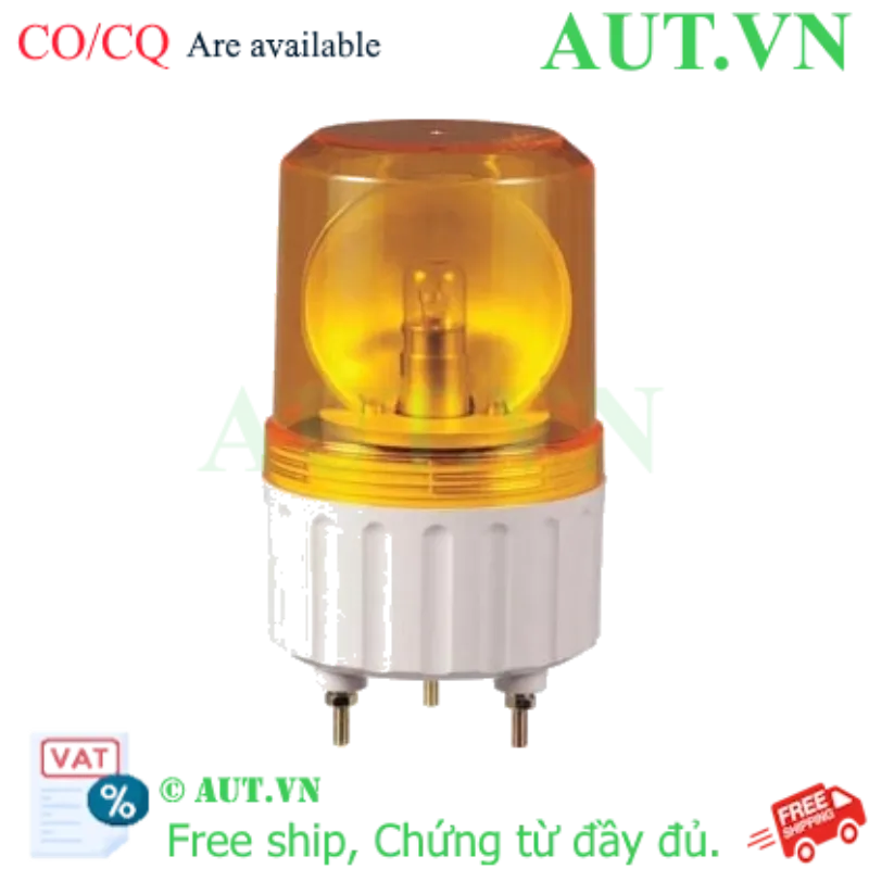 Ảnh của Đèn Xoay Cảnh Báo Qlight S80U-220-A | 220VAC, Màu Hổ Phách, IP44 Siêu Bền
