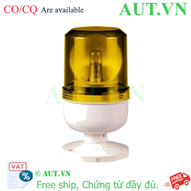 Ảnh của Đèn Xoay Cảnh Báo Qlight S80UK-110-A | 110VAC, Màu Hổ Phách, Lens 80mm Siêu Sáng