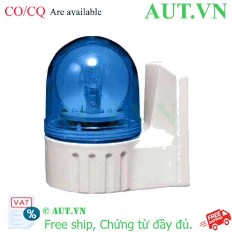 Ảnh của Đèn Xoay Cảnh Báo Qlight S80AR-110-B - 110VAC, Ánh Sáng Xanh Dương, Lens 80mm