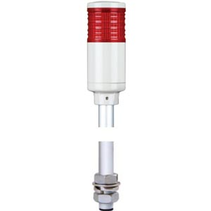 Đèn Tháp Qlight ST45L-1-24-R - Đèn Báo LED 1 Tầng Màu Đỏ, 24V, IP44 Chính Hãng
