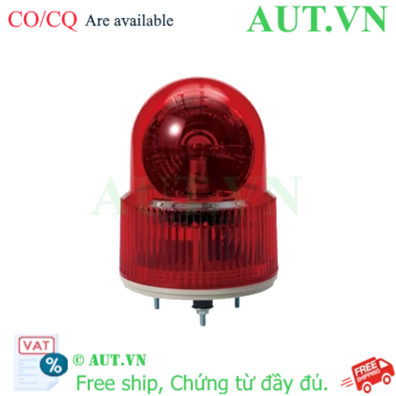 Ảnh của Đèn Xoay Cảnh Báo Qlight S125R-220-R | Màu Đỏ, 220VAC, Lens 125mm - Chính Hãng AUT VN