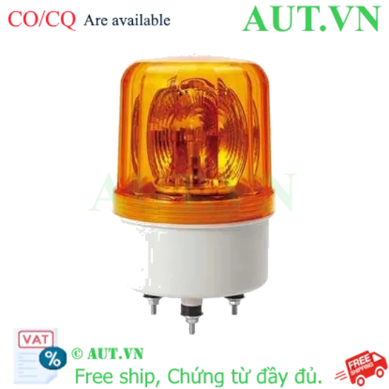 Ảnh của Đèn Xoay Cảnh Báo Qlight S100UA-BZ-24-A | 24VDC, Có Còi 90dB, Màu Hổ Phách