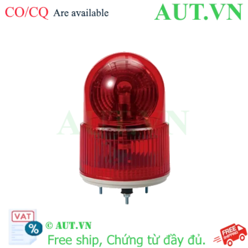 Ảnh của Đèn Quay Cảnh Báo Qlight S100R-24-R | 24VDC, Màu Đỏ, Lens 100mm