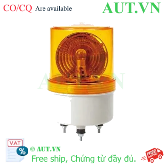 Ảnh của Đèn Xoay Cảnh Báo Qlight S100U-12-A | 12VDC, Màu Hổ Phách, Lens 100mm