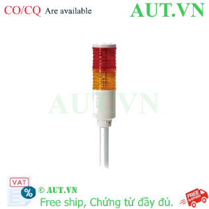 Ảnh của Đèn Tháp Tín Hiệu Qlight ST45L-2-24-RA | 2 Tầng LED, 24V AC/DC, Đỏ & Hổ Phách - AUT VN