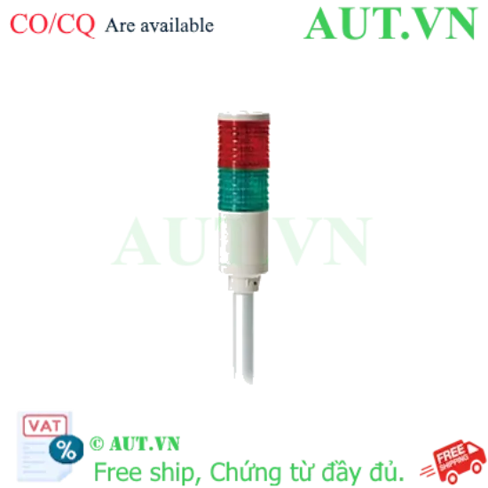 Ảnh của Đèn Tháp Tín Hiệu Qlight ST45L-2-24-RG | 2 Tầng LED (Đỏ - Xanh), 24VAC/VDC