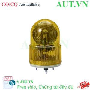 Ảnh của Đèn Quay Cảnh Báo Qlight S100R-BZ-220-A | Màu Hổ Phách, Còi 90dB, 220VAC