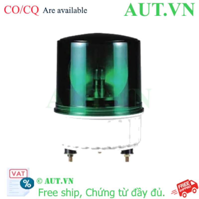 Ảnh của Đèn Xoay Cảnh Báo Qlight S125U-12-G 12VDC - Màu Xanh Lá, IP44, Siêu Sáng