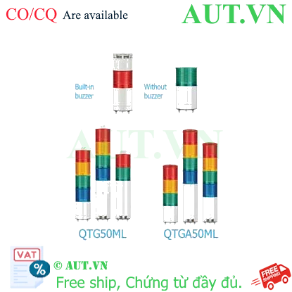 Ảnh của Đèn tháp Qlight QTG50ML-BZ-2-24-RG