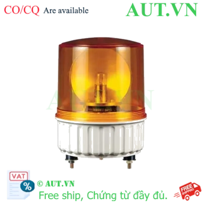 Ảnh của Đèn Xoay Cảnh Báo Qlight S125U-BZ-12-A | 12VDC, Có Còi, Màu Hổ Phách