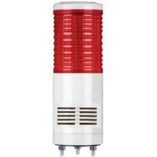 Ảnh của Đèn Tháp Qlight ST56MLF-BZ-1-24-R | LED Đỏ Nhấp Nháy, Còi 90dB, 24V