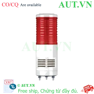 Ảnh của Đèn Tháp Cảnh Báo Qlight ST56MLF-BZ-1-220-R | 1 Tầng Đỏ, Còi 90dB, 220VAC