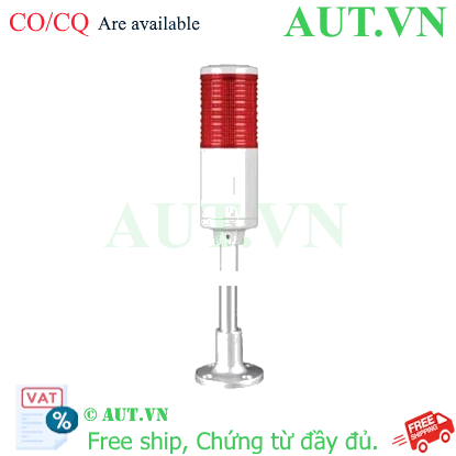 Đèn Tháp Qlight ST56LF-1-220-R-SZ18 | LED Đỏ Siêu Sáng, 220VAC, Chống Nước IP44