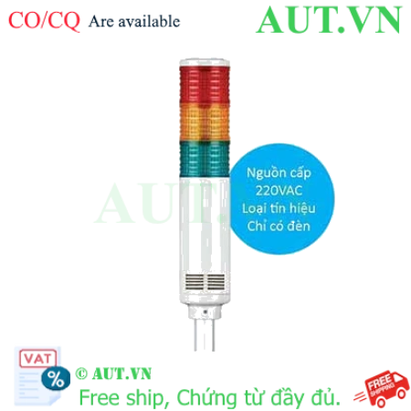Ảnh của Đèn Tháp Tín Hiệu Qlight ST56EL-3-220-RAG-SZ18 | 3 Tầng LED, 220VAC, IP44