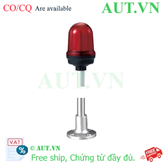 Ảnh của Đèn Cảnh Báo Qlight Q100LP-BZ Đỏ: Còi Hú 80dB, Chống Nước IP65, Điện Áp 12/24VDC | AUT VN