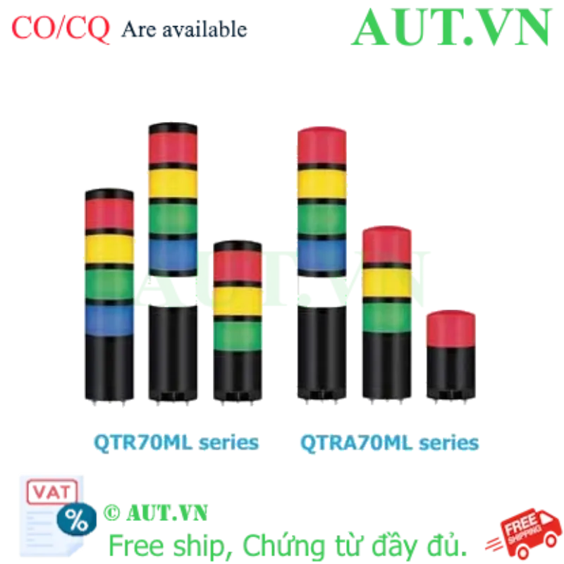 Ảnh của Đèn tháp Qlight QTR70ML-BZ-2-24-RG