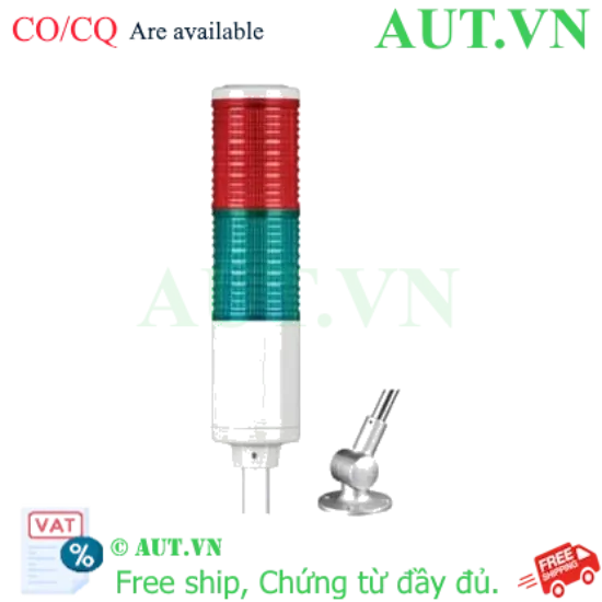 Ảnh của Đèn Tháp Cảnh Báo Qlight ST56L-2-24-RG | 2 Tầng LED Đỏ-Xanh, 24V AC/DC, IP44 Siêu Sáng