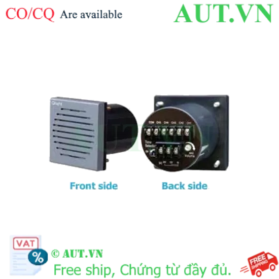Ảnh của Còi Báo Qlight SPK-WS-110 | 110VAC, 85dB, 5 Giai Điệu - Lắp Phẳng Tủ Điện