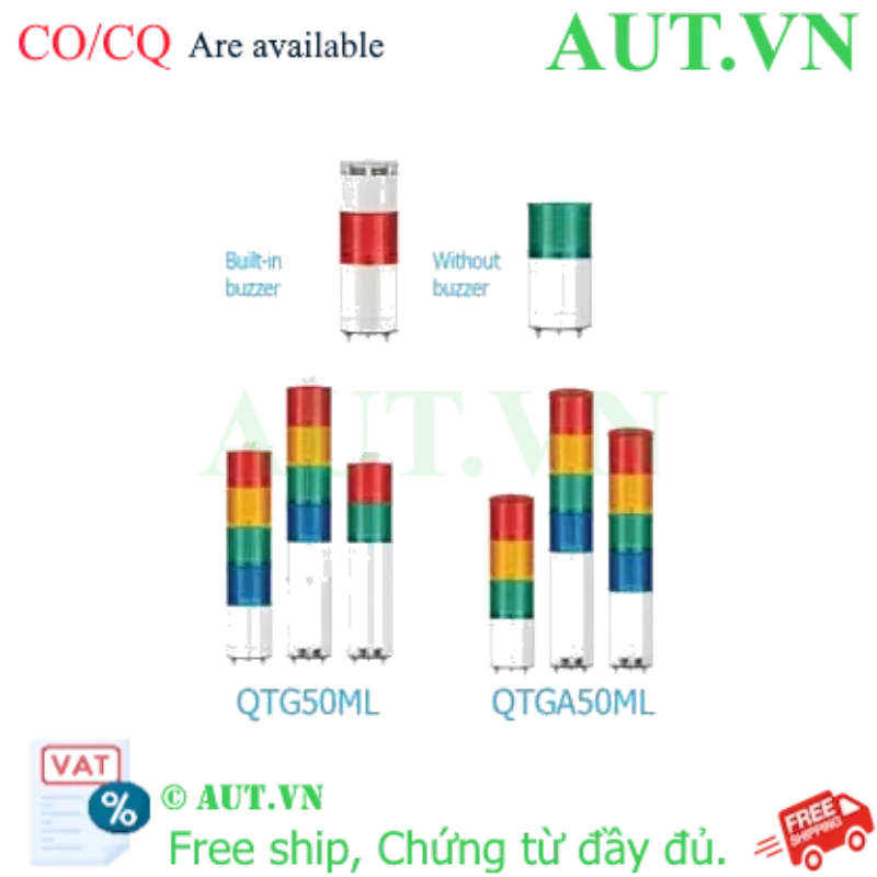 Ảnh của Đèn tín hiệu cảnh báo Qlight QTG50MLF-BZ-4-24-RAGB