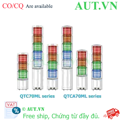Ảnh của Đèn tháp Qlight QTC70MLF-BZ-2-110/220-RG