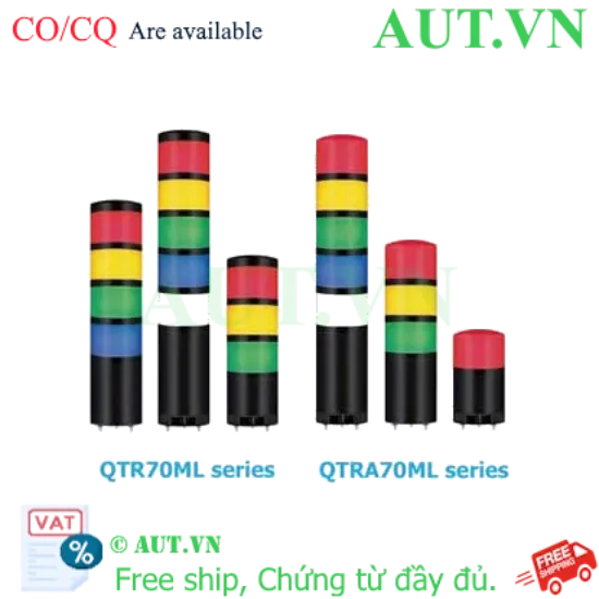 Ảnh của Đèn tháp Qlight QTR70MLF-BZ-2-110/220-RG