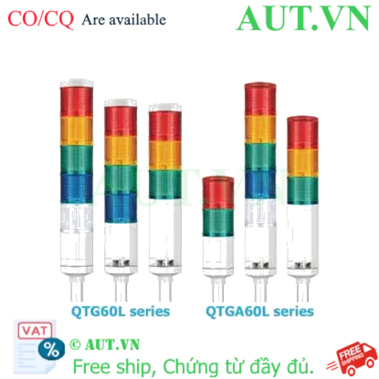 Ảnh của Đèn tháp Qlight QTG60LF-BZ-4-110/220-RAGB