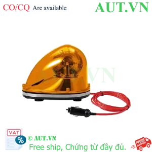 Ảnh của Đèn Xoay Cảnh Báo Qlight SKMLR-24-A | LED Hổ Phách, 24VDC, Chống Nước IP54