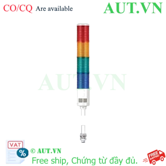Ảnh của Đèn Tháp Qlight ST56LF-BZ-4-220-RAGB | 4 Tầng LED, Còi 90dB, 220VAC