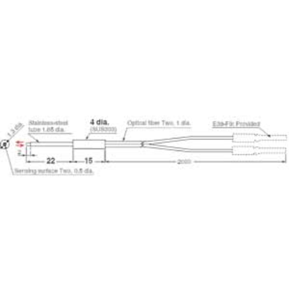 Ảnh của Cảm biến sợi quang Omron E32-D22-S1 2M