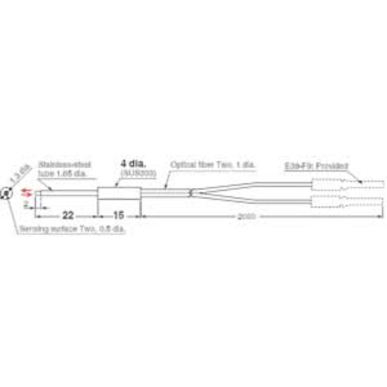 Ảnh của Cảm biến sợi quang Omron E32-D22-S1 2M