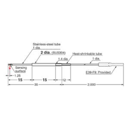 Ảnh của Cảm biến sợi quang Omron E32-T24R 2M