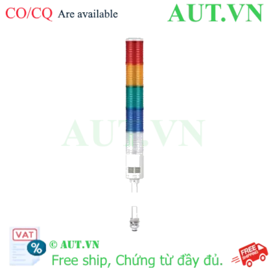 Ảnh của Đèn Tháp Qlight ST56L-BZ-5-24-RAGBW | 5 Tầng LED, Còi 90dB, 24V