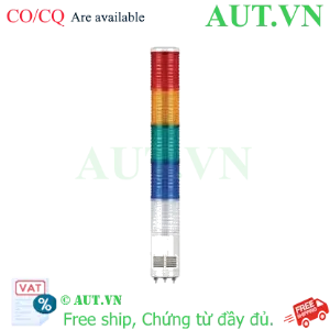 Ảnh của Đèn Tháp Cảnh Báo Qlight ST56MLF-BZ-5-24-RAGBW - 5 Tầng LED 5 Màu, Âm Thanh 90dB, 24V