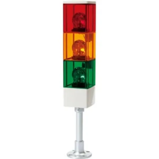 Ảnh của Đèn Tháp Xoay Qlight SJP-BZ-3-12-RAG - 3 Tầng, 12VDC, Còi Báo 90dB