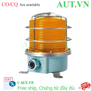 Ảnh của Đèn Tín Hiệu Cảnh Báo Qlight SH1LP-220-A | LED Hổ Phách, 220VAC, IP66