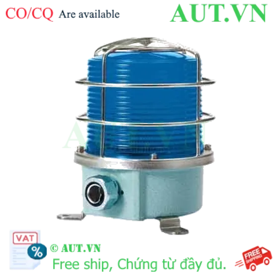 Ảnh của Đèn tín hiệu cảnh báo Qlight SH1LP-220-B - LED Xanh, 220VAC, Chống Nước IP66