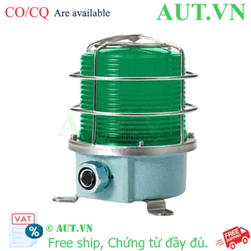 Ảnh của Đèn Tín Hiệu Cảnh Báo Qlight SH1LP-220-G | LED Xanh, 220VAC, IP66
