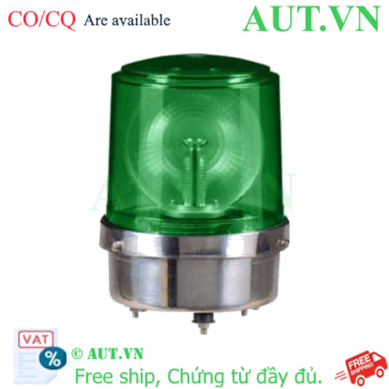 Ảnh của Đèn Xoay Cảnh Báo Qlight S150RLR-24-G - LED Xanh, 24VDC, D150mm
