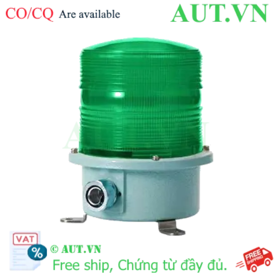 Ảnh của Đèn Tín Hiệu Cảnh Báo Qlight SH2L-220-G - LED Xanh Lá, 220VAC, IP66 Chống Nước Chuẩn Tàu Thủy