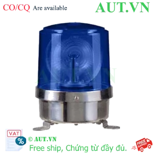 Ảnh của Đèn Xoay Cảnh Báo Qlight S150RLR-FT-110-B - LED Xanh, 110VAC, Vỏ Inox