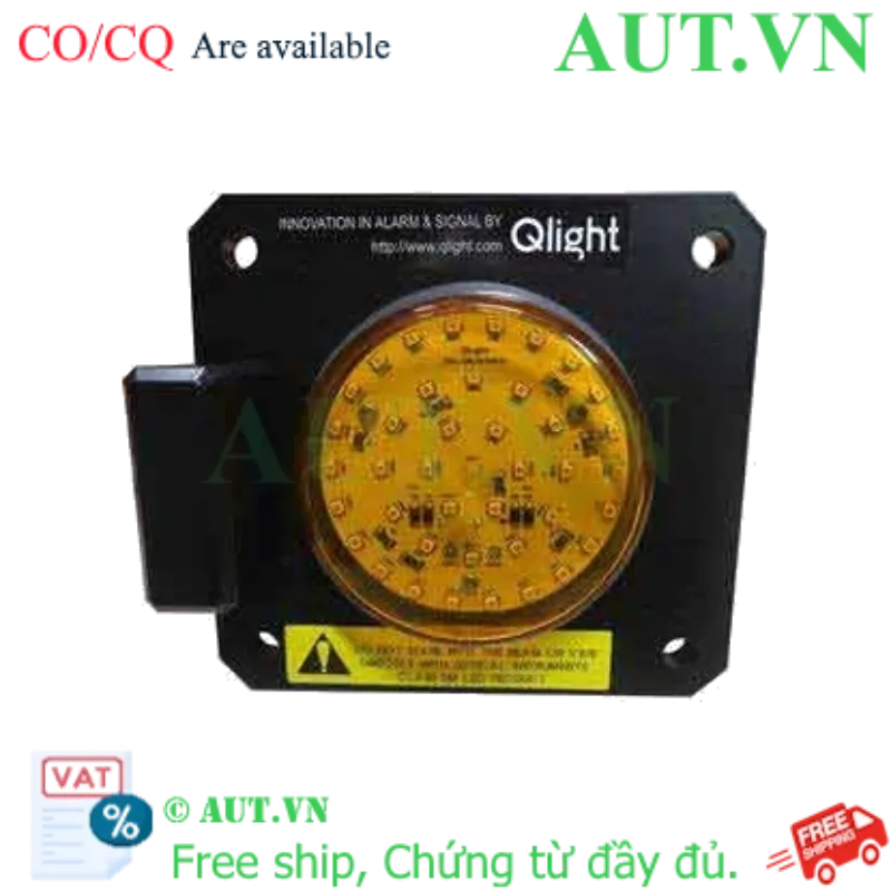 Ảnh của Đèn Tháp Qlight SSL100M-24-A-C10 - 1 Tầng Amber, 24VDC, Chống Nước IP68