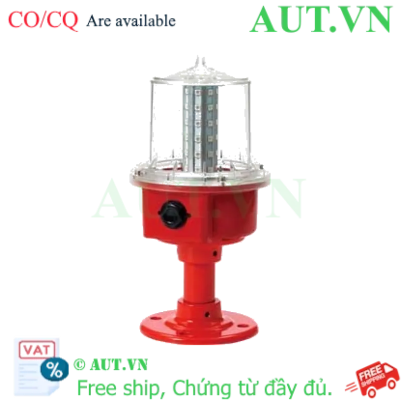 Ảnh của Đèn Tín Hiệu Cảnh Báo Qlight SAOL2P-220-R | LED Đỏ, 220VAC, IP66 | AUT VN