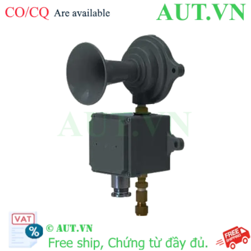 Ảnh của Còi Hơi Qlight SANA700-220-BK | Âm Thanh 130dB, 220VAC, Chống Nước IP56