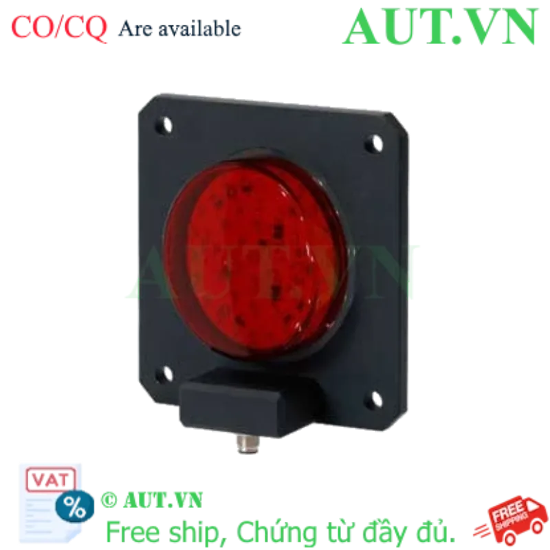 Ảnh của Đèn Tháp Qlight SSL100M-110-R-M12 | 1 Tầng Đỏ, 110VAC, IP68 Siêu Bền