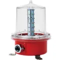 Ảnh của Đèn Tín Hiệu Cảnh Báo Qlight SAOL3-220-R-SSW | LED Đỏ, 220VAC, IP66 Chống Nước